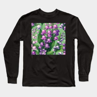 Pink Lily of The Valley Long Sleeve T-Shirt